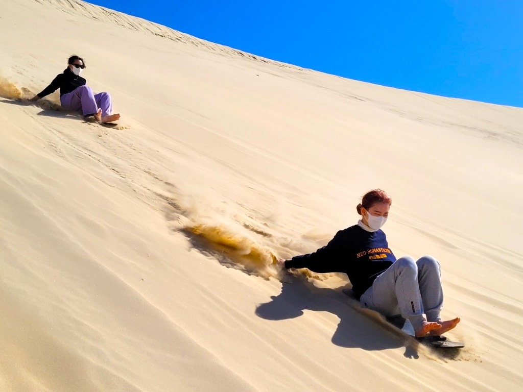 4WD & 모래썰매 탑승 또는 자유시간